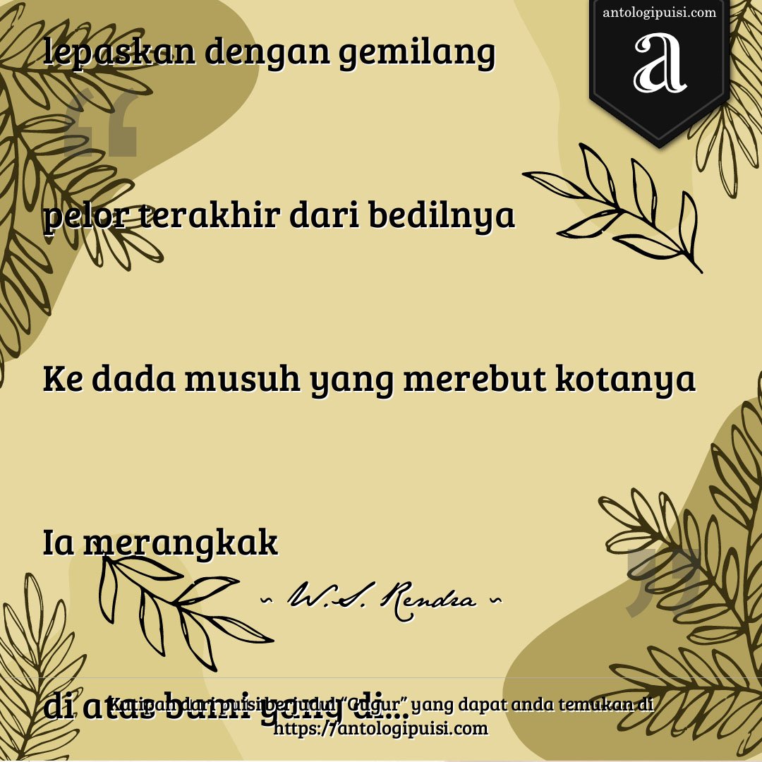 Kata-kata W.S. Rendra