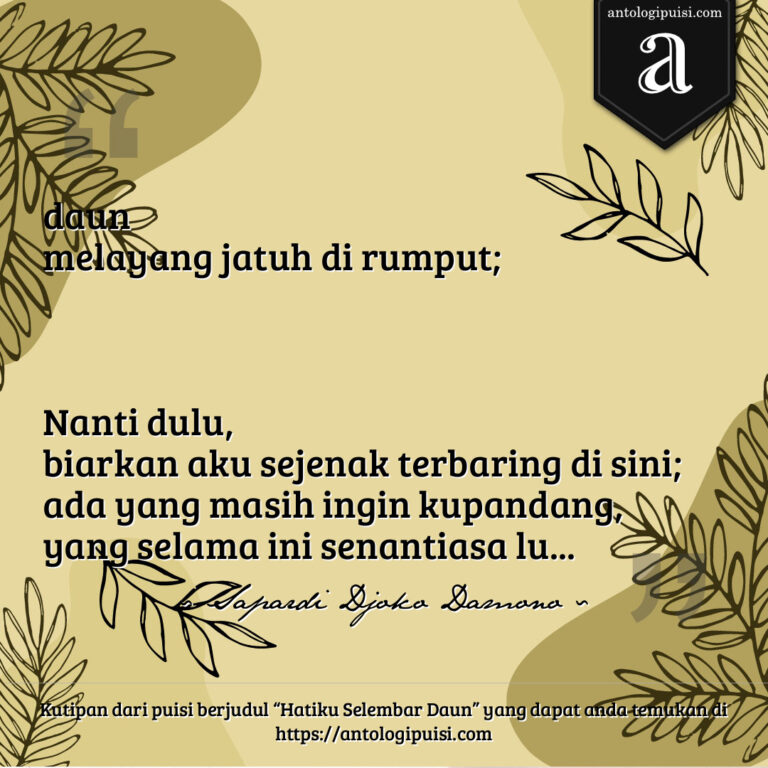 Hatiku Selembar Daun