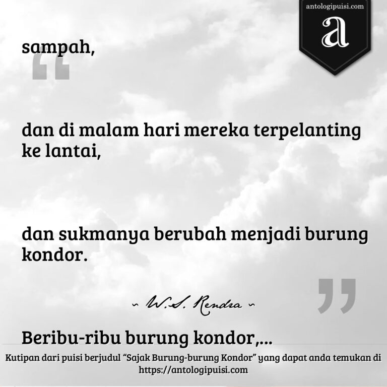 Sajak Burung-burung Kondor