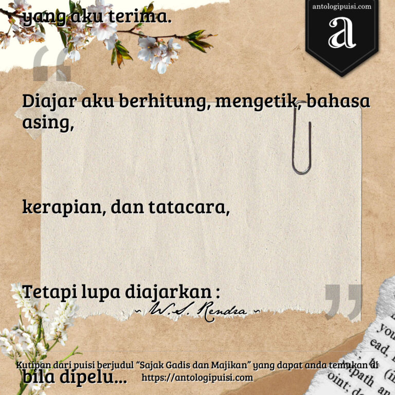 Sajak Gadis dan Majikan