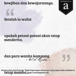 Sajak Peperangan Abimanyu