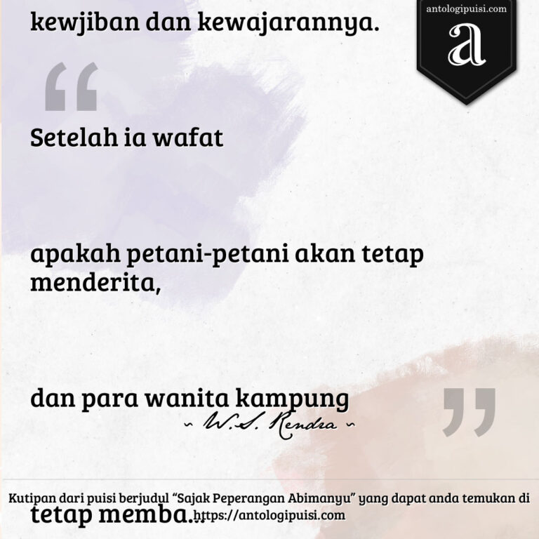 Sajak Peperangan Abimanyu