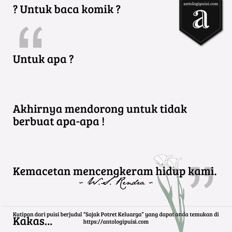 Sajak Potret Keluarga