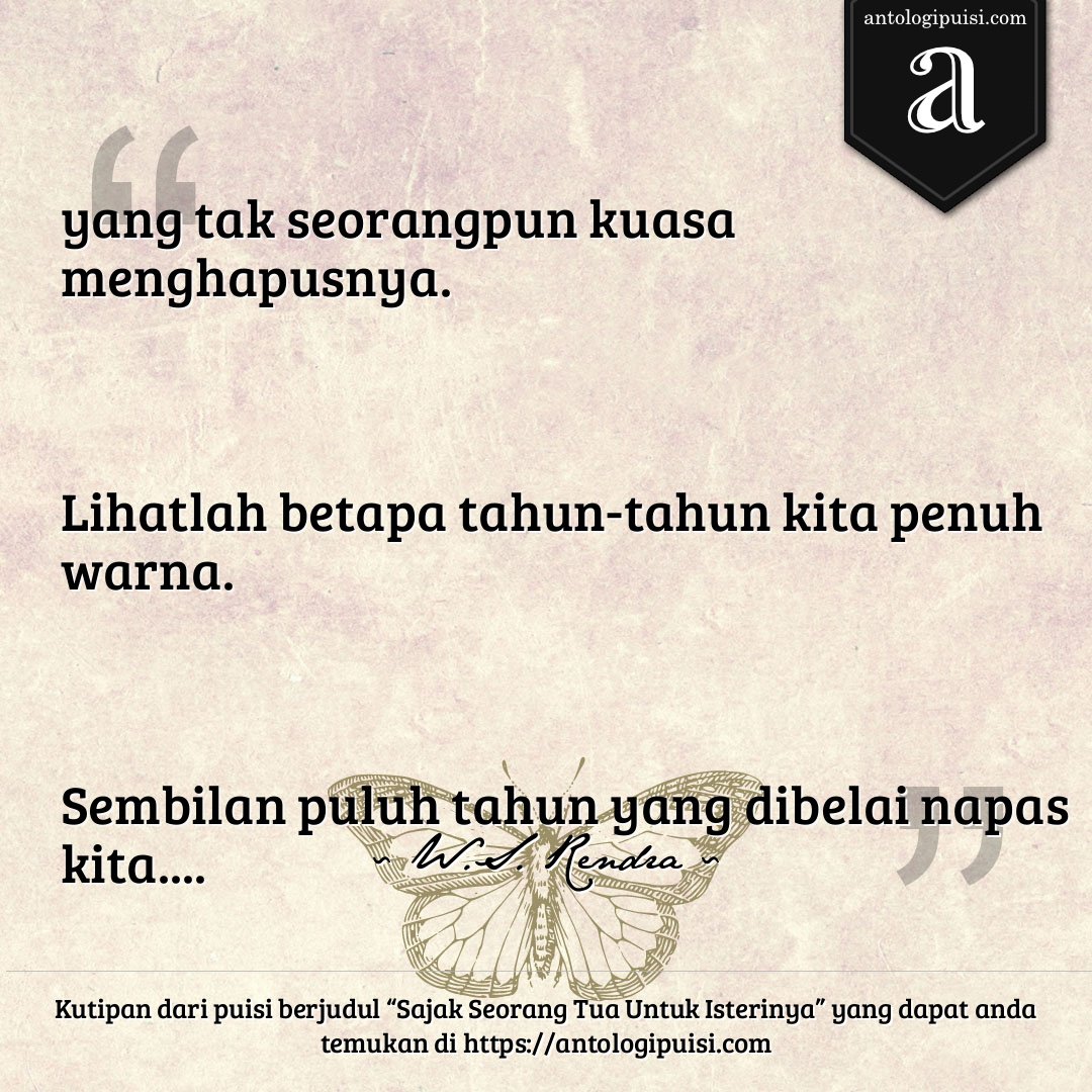 Kata-kata W.S. Rendra