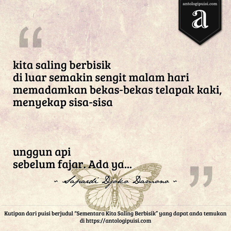 Sementara Kita Saling Berbisik