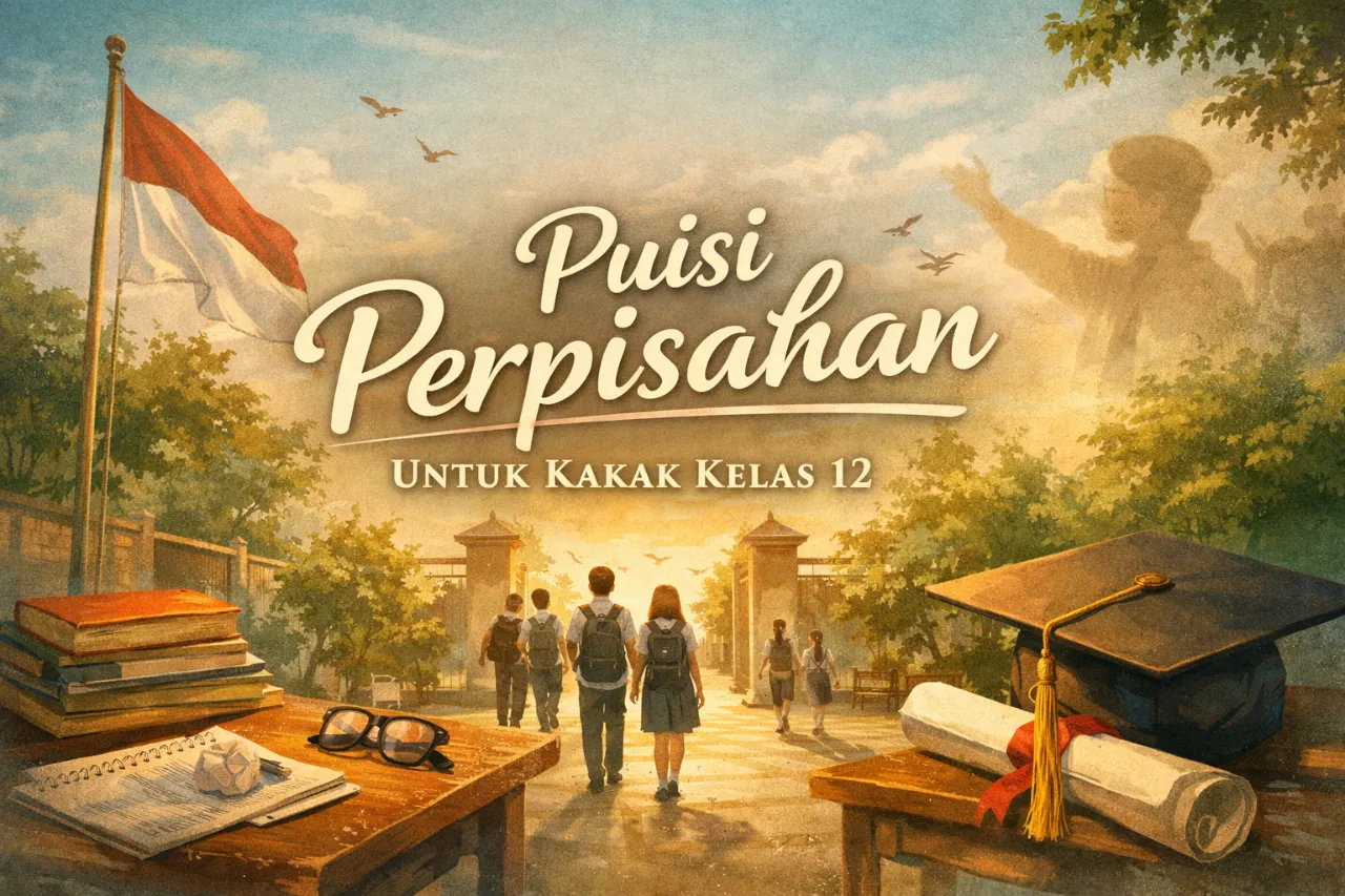 Puisi Perpisahan Untuk Kakak Kelas 12