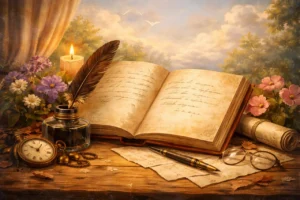 background penggalan puisi